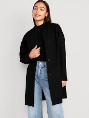 Old Navy- Long Line Cardigan Coat- Small